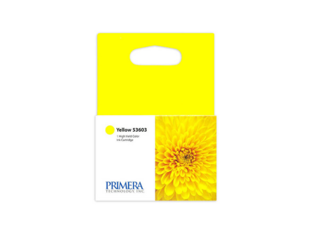 Cartouche dencre jaune base aqueuse Primera LX900
