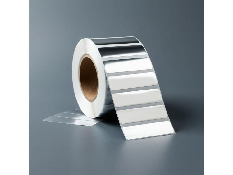 Film PP argenté, colle forte