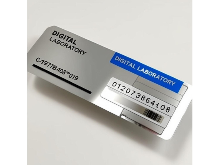 Film PP argenté, colle forte