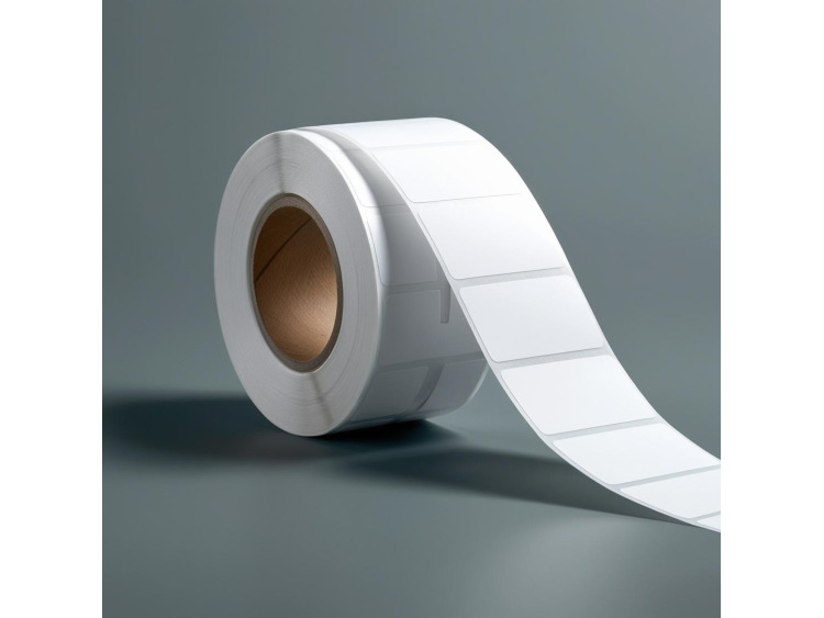 Film PP blanc neutre, colle standard