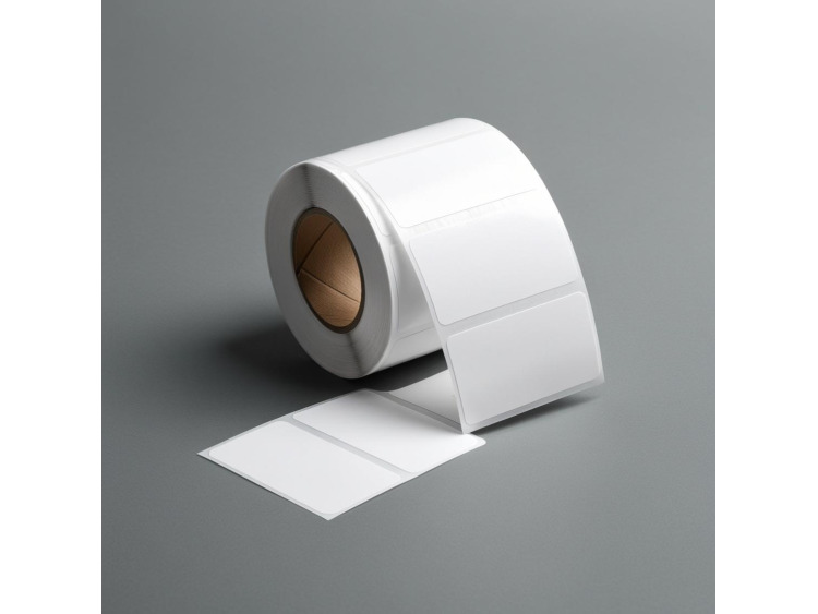 Papier blanc mi-brillant colle standard