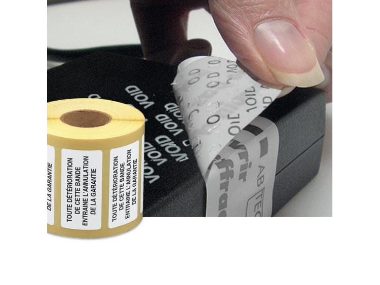 Polyester VOID holographique adhésif permanent