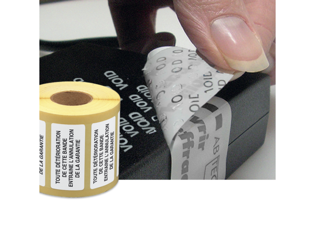 Polyester VOID holographique adhésif permanent