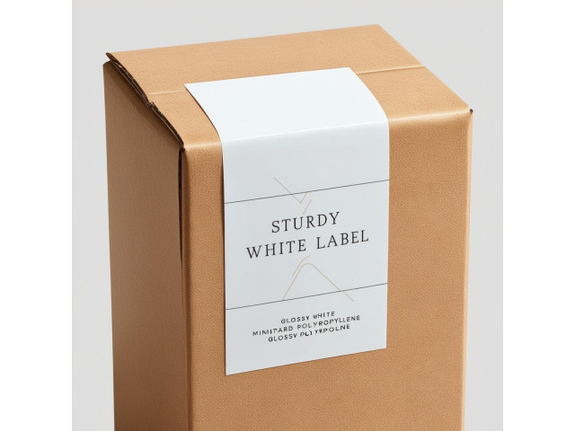 PP blanc colle opaque